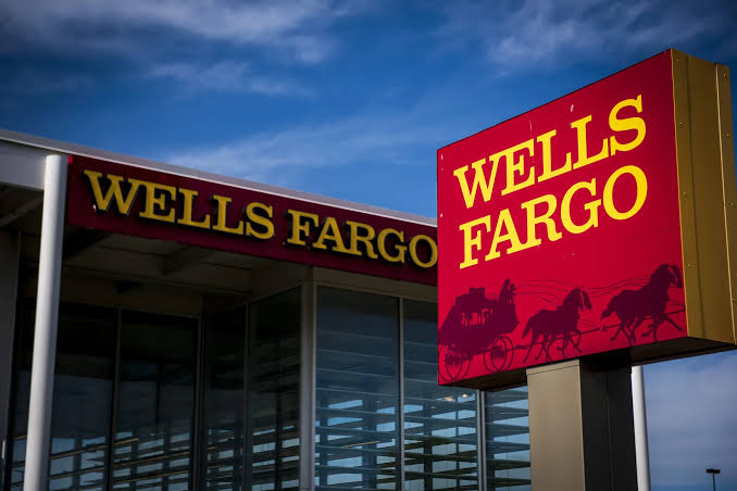 Wells Fargo branch and sign